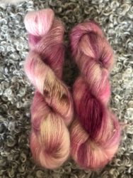 Milla Silk/Mohair - Körsbärsglass 50 g