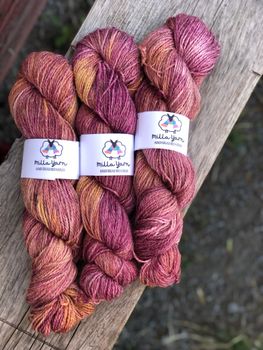 Milla Alpacka/Linne/Silke - Rabarber 100 g