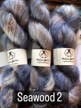 Milla Silk/Mohair - Seawood 50 g