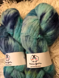Milla Alpaca Air - Blå Amazonas 50 g