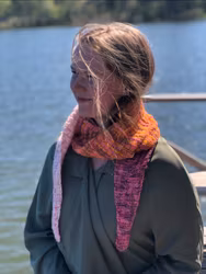 Karins scarf - stickmönster