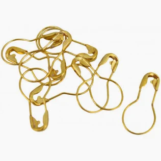 Päronformade stickmarkörer - mässing