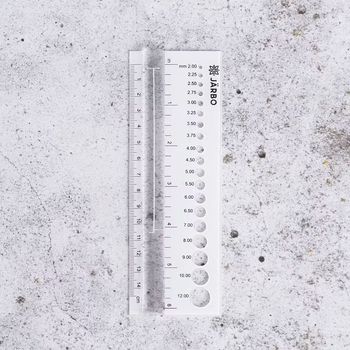 Stickmått med linjal från Järbo