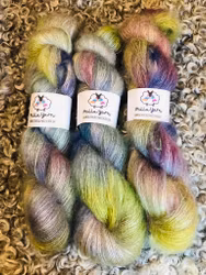 Milla Silk/Mohair - Grön BookBinder 50 g