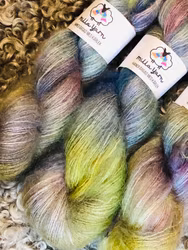 Milla Silk/Mohair - Grön BookBinder 50 g