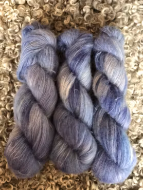Milla Baby Suri Silk Cloud 400 - Blåbärsglass 50 g