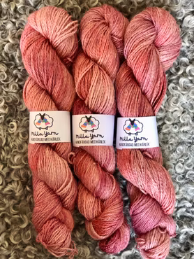 Milla Alpacka/Linne/Silke DK - Lingon och Mjölk 100 g