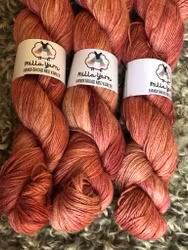 Milla Alpacka/Linne/Silke Fingering - Lingon och Mjölk 100 g