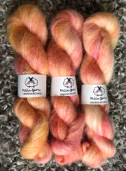 Milla Silk/Mohair - Persika 50 g