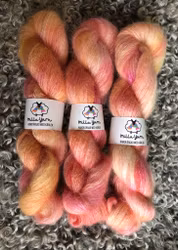 Milla Silk/Mohair - Persika 50 g
