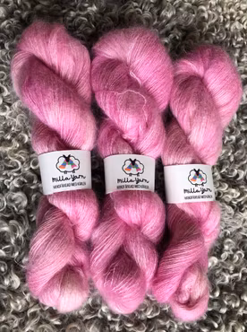 Milla Silk/Mohair - Gammelrosa 50 g