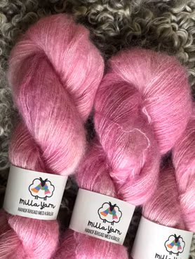 Milla Silk/Mohair - Gammelrosa 50 g