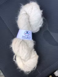 Milla Suri Silk DK -   Naturvit 100 g