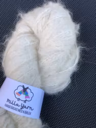 Milla Suri Silk DK -   Naturvit 100 g