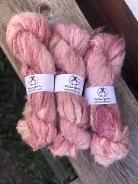 Milla Suri Silk DK - Gammelrosa 100 g