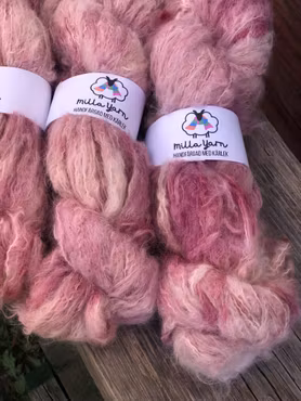 Milla Suri Silk DK - Gammelrosa 100 g