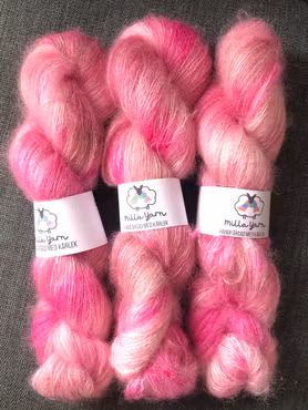 Milla Silk/Mohair - Gammelrosa 50 g