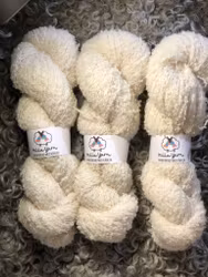 Milla Baby Alpacka & Silk Bouclé - Vit som snö 100 g