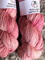 Milla Eko Merino Lin Sock - Lingon & Mjölk 100 g