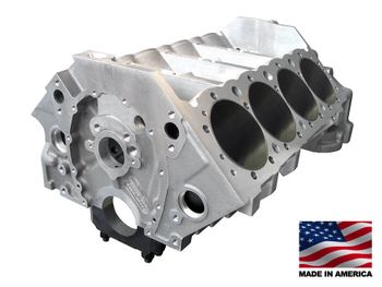 Chevy Smallblock aluminiumblock std deckhöjd. 4.125"borr