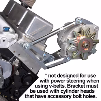 420101, Chevy SB, Generatorfäste kort vattenpump, high mount
