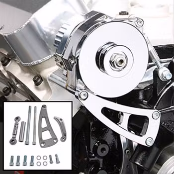 420102, Chevy BB billet generatorfäste lång pumpp