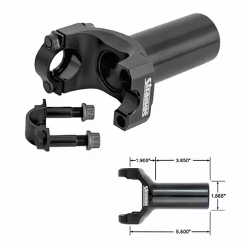 Strange, delbar yoke, TH400, M22,M23, T56, 4L80E mfl 32 splines, Billet