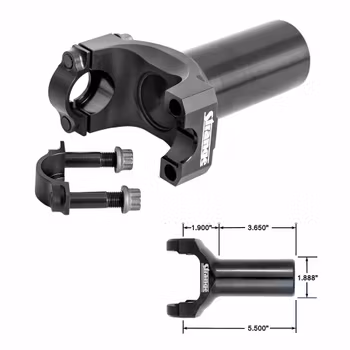 Strange delbar yoke, TH400 mfl 32 splines, härdad för nållagrad strut