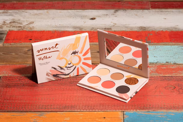 Pierre René Eyeshadow Palette Sunset LIMITED EDITION
