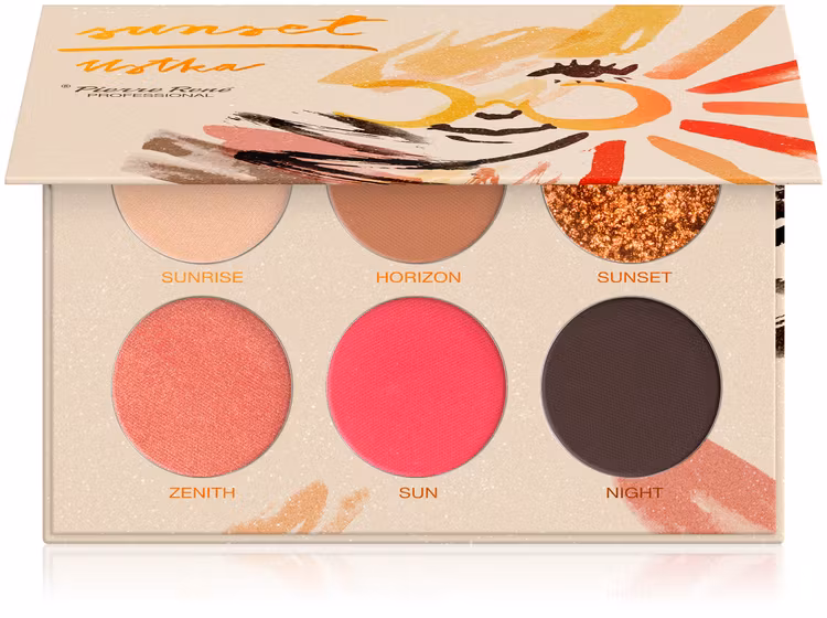 Pierre René Eyeshadow Palette Sunset LIMITED EDITION