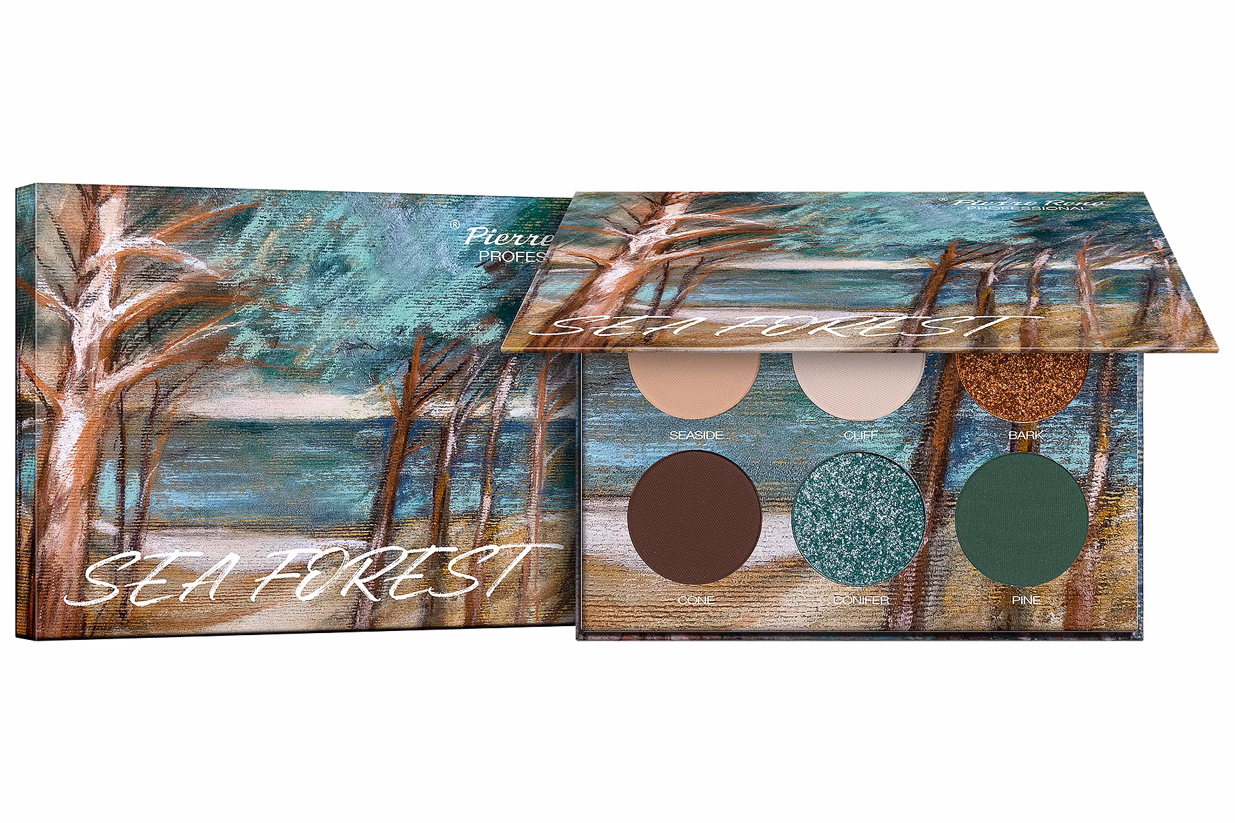 Pierre René Eyeshadow Palette Limited Edition Sea Forest