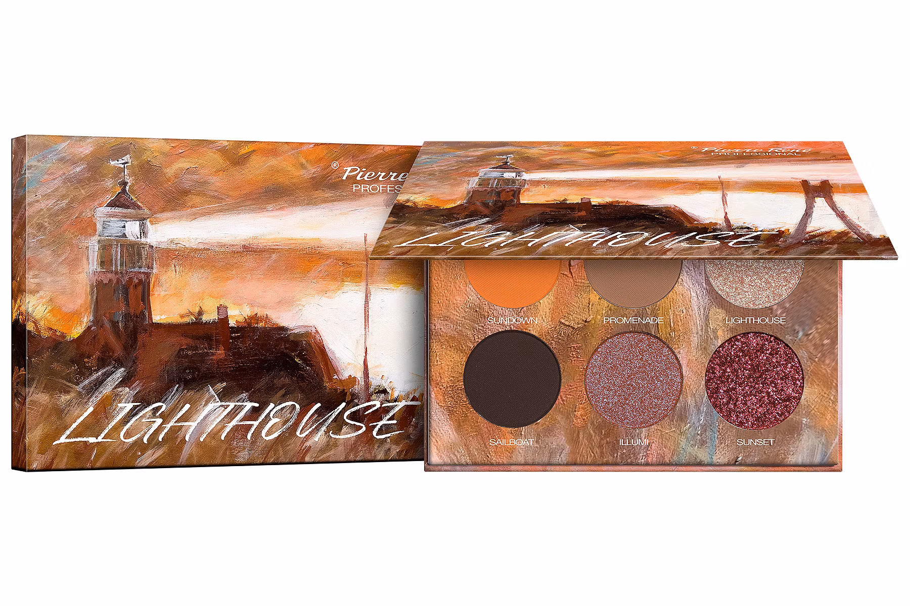 Pierre René Eyeshadow Palette Limited Edition Lighthouse