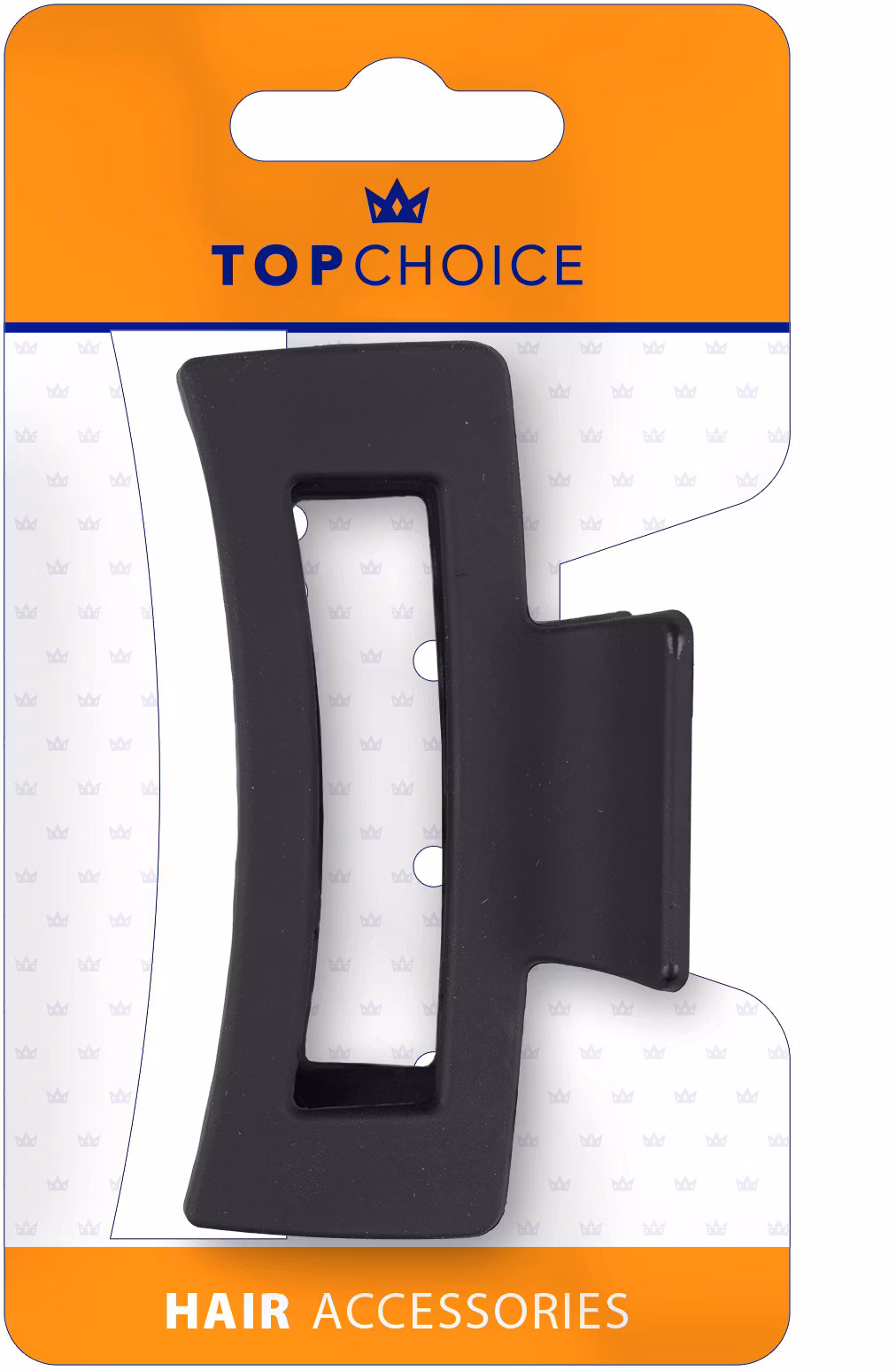 Top Choice Hårklämma Svart