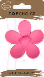 Top Choice Hårklämma Flower Matt 7cm 20124
