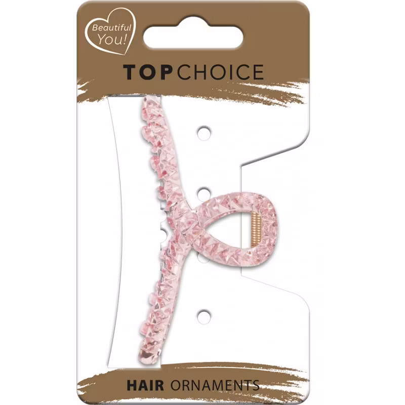 Top Choice Hårklämma Crooked Glass 20995