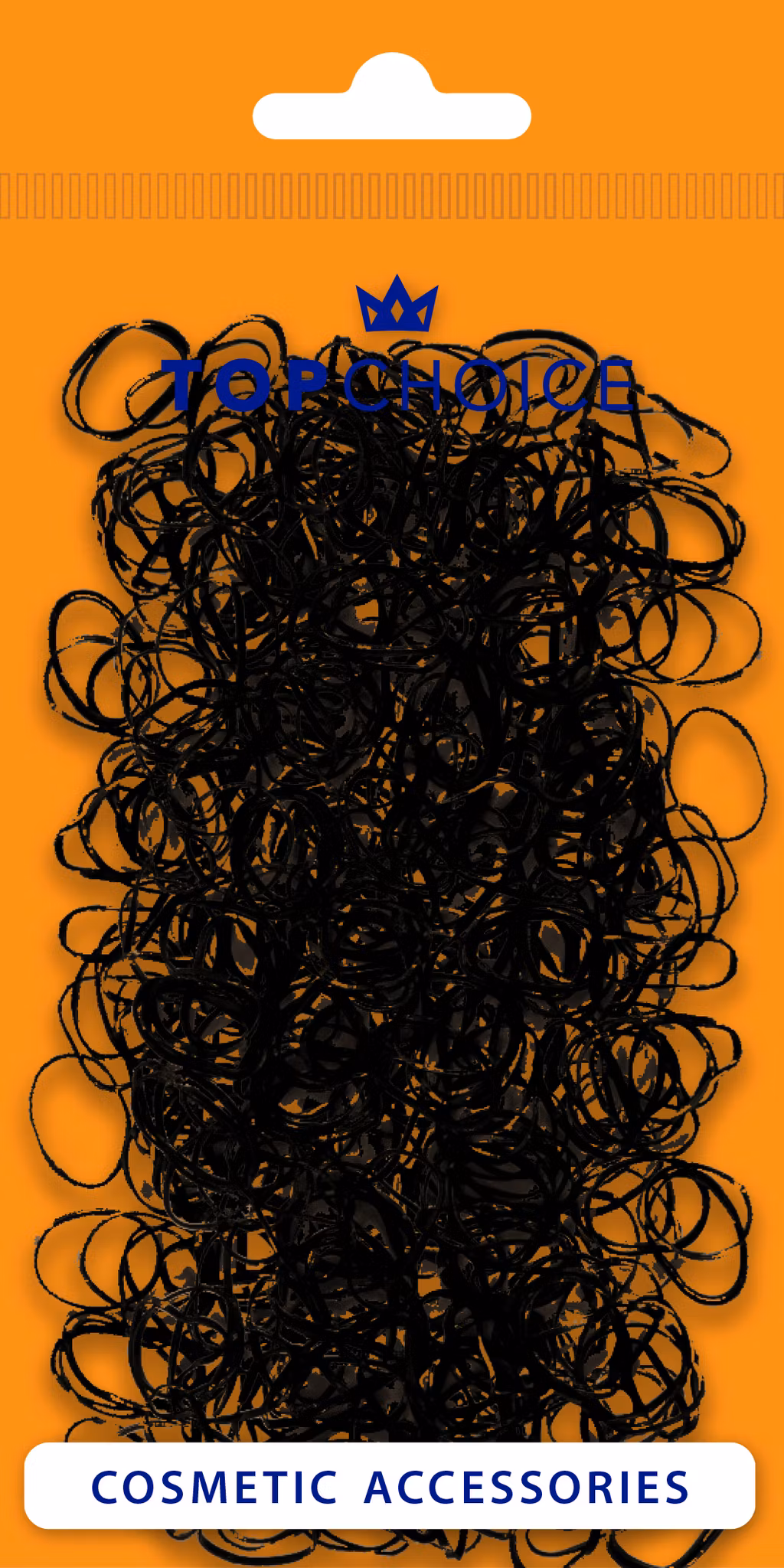Top Choice Hårband Gummisnoddar Mini Svart 22722