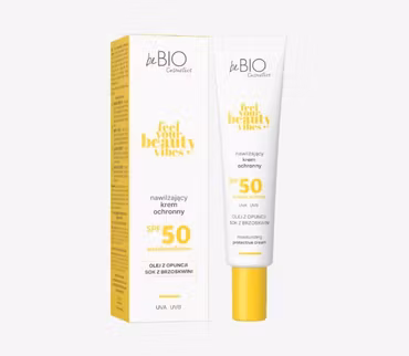 BeBio FEEL YOUR BEAUTY VIBES Natural Moisturising Protective Cream SPF50 40ml
