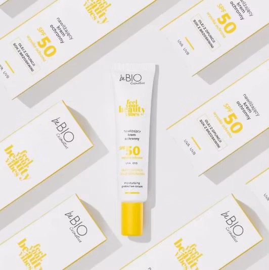 BeBio FEEL YOUR BEAUTY VIBES Natural Moisturising Protective Cream SPF50 40ml