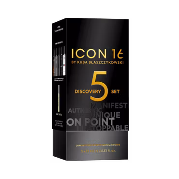 Icon16 DISCOVERY SET Eau de Parfum for men, 15 ml x 5