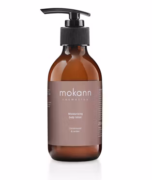 Mokann Cosmetics Moisturising Body Lotion Sandalwood & Amber 200ml