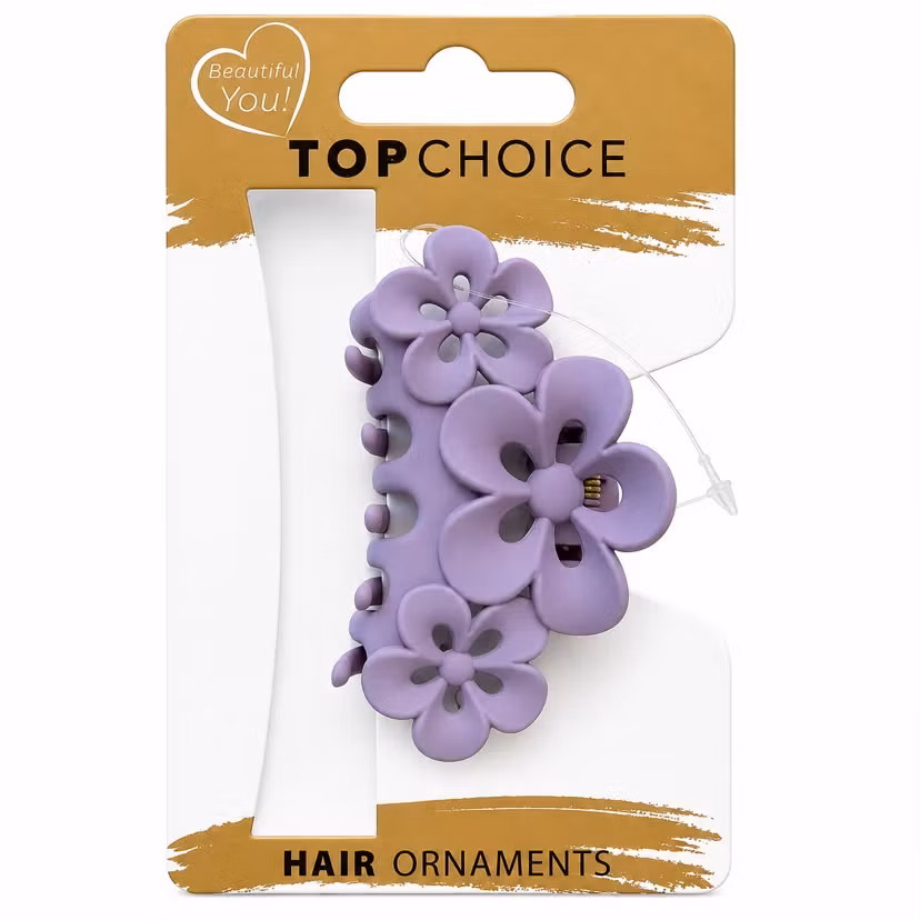Top Choice Hårklämma Matt Grip 27048
