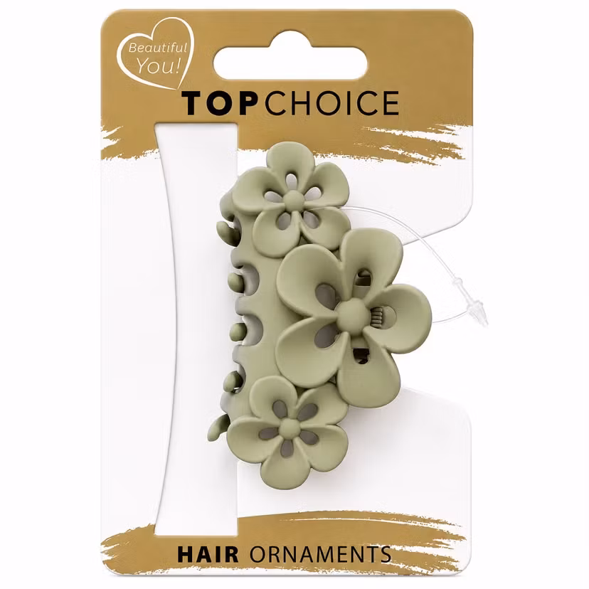Top Choice Hårklämma Matt Grip 27048