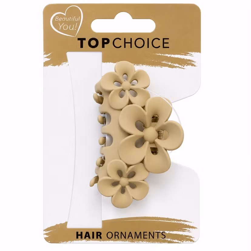 Top Choice Hårklämma Matt Grip 27048