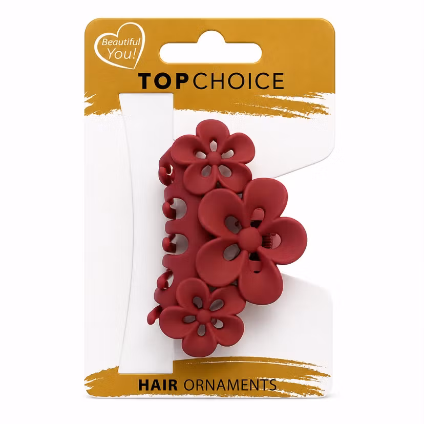 Top Choice Hårklämma Matt Grip 27048