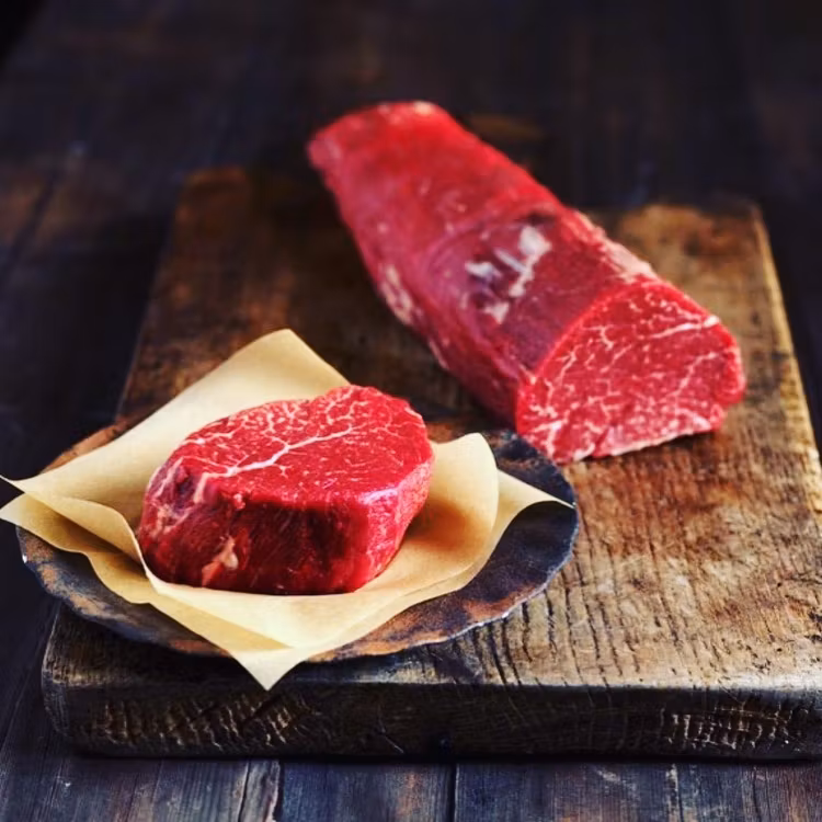 Hängmörad Oxfilé, vikt 500g