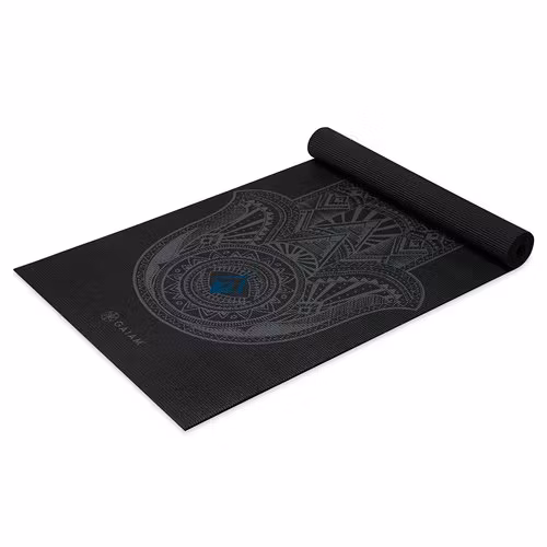 Yogamatta Grey Hamsa 4 mm från Gaiam