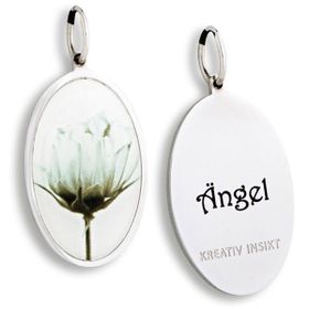 Berlock Till dig med kärlek Blomma Ängel från Kreativ Insikt