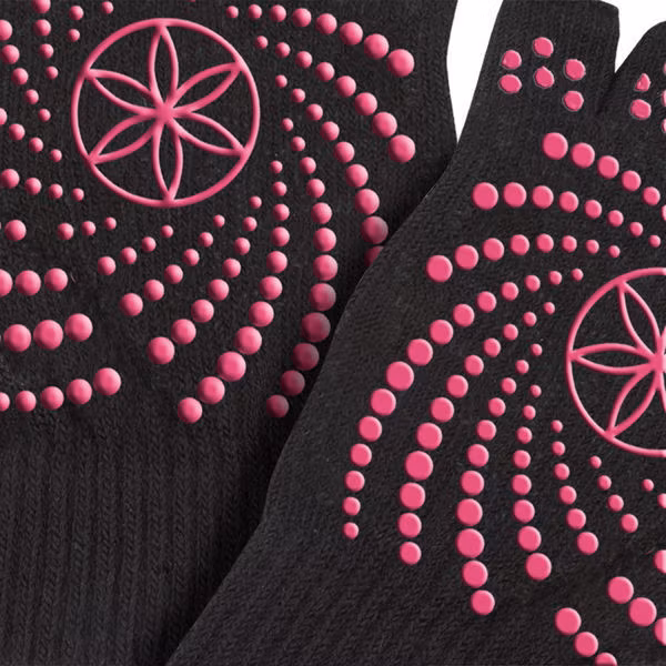 Grippy Yoga Gloves pink från Gaiam