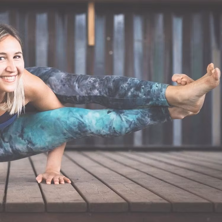 Thick Atlantic Smoke Tie Dye leggings från Mata Hari