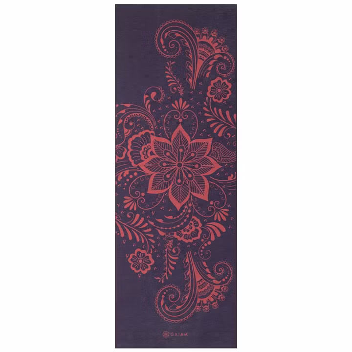 Yogamatta Aubergine Swirl 6 mm från Gaiam